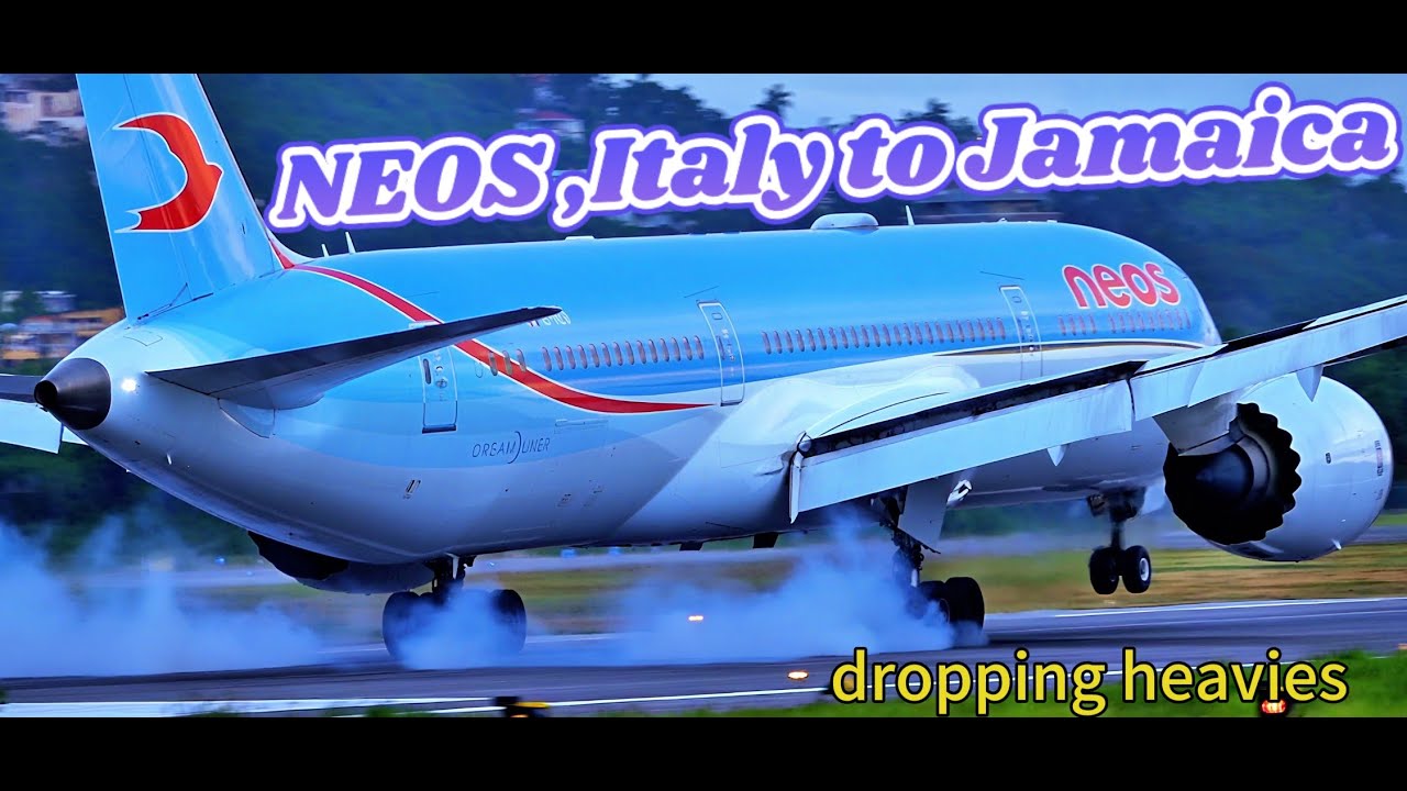 Amazing heavies 25✈️ Airplane spotting Jamaica 🇯🇲