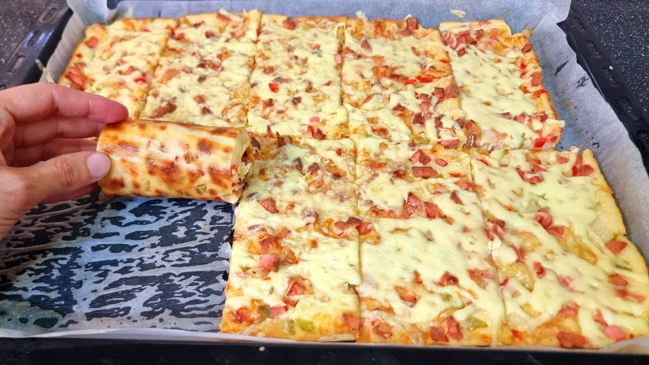 Qarışdır Tök Bişir /Çoox asan Hazırlanan Pizza dadında Qelyenaltı