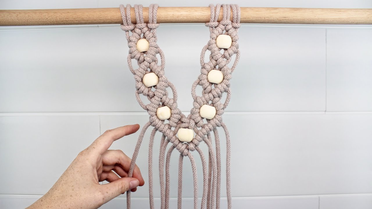 DIY Macrame: Connecting Layers Using Beads!