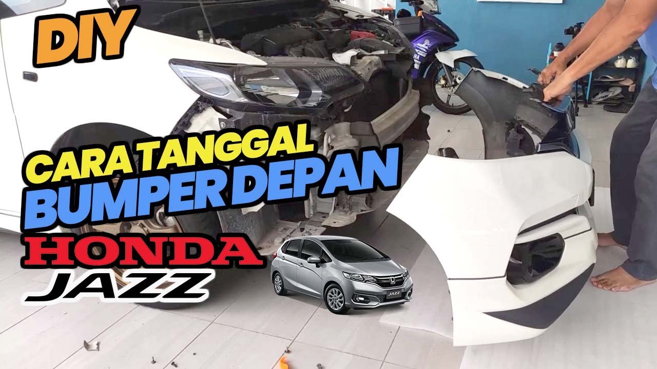 CARA BETUL BUKA BUMPER HONDA JAZZ GK5 | LAMPU LED DRL NAK TERTANGGAL