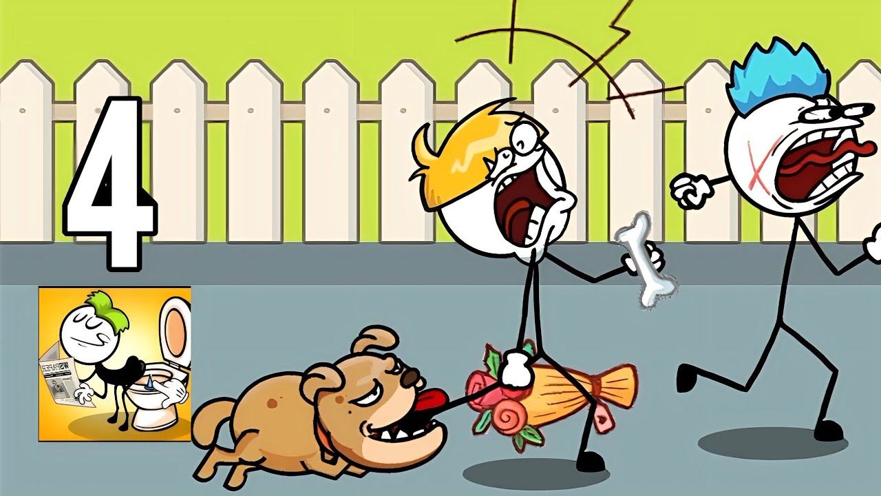 Stick Troll: DOP Puzzle - Gameplay Walkhtrough All Levels 151-200 Part 4