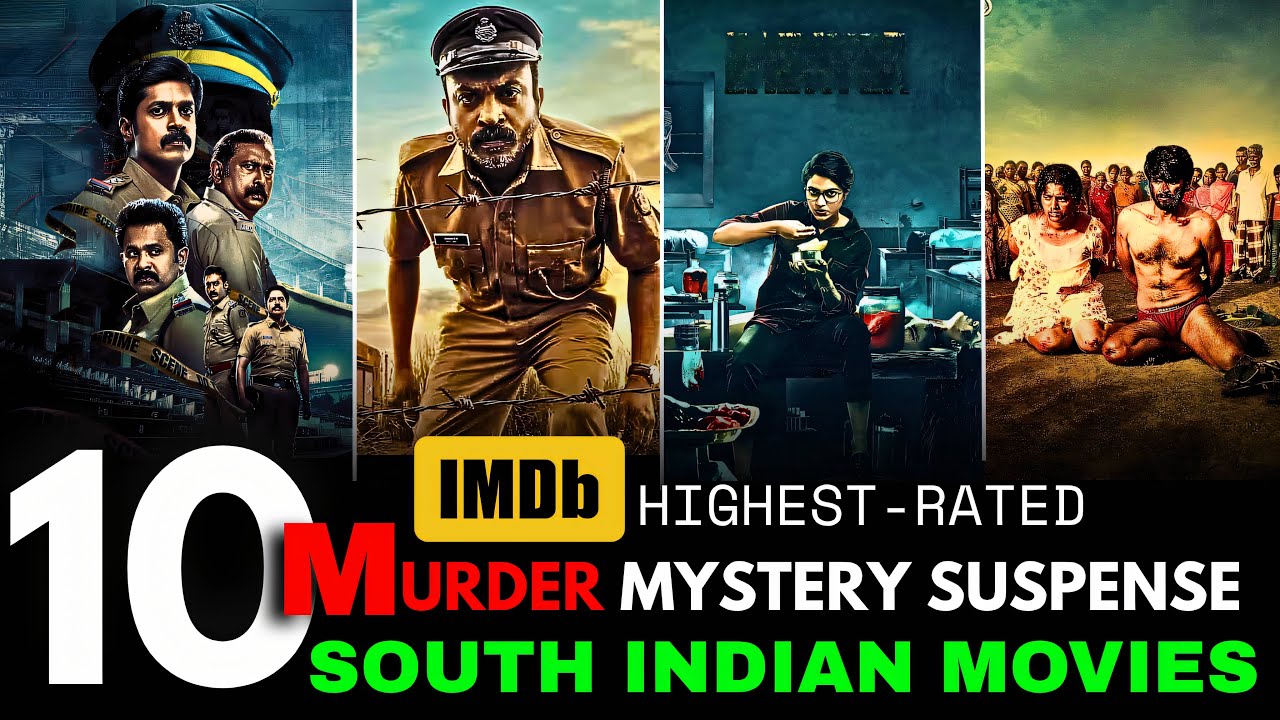 Top 10 Best South Indian Murder Mystery Suspense Movies in Hindi | South crime Investigation Movies