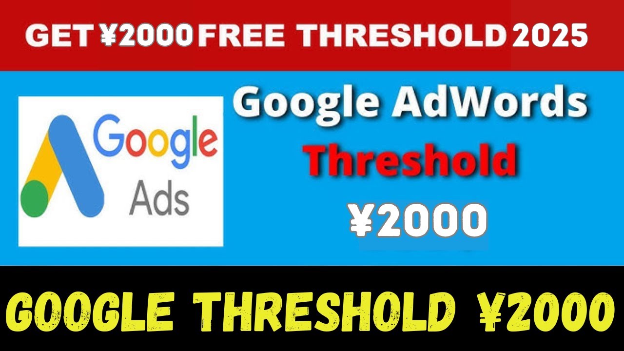Google Ads Threshold Method 2025 ~ Google Threshold Trick || #adwords #threshold  #googleadwords