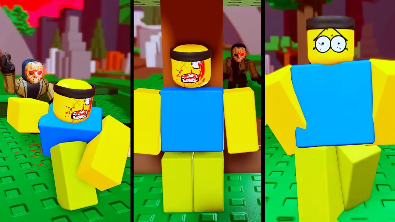Roblox When Noob Trains to Beat Jason  - FORSAKEN - ROBLOX MIX