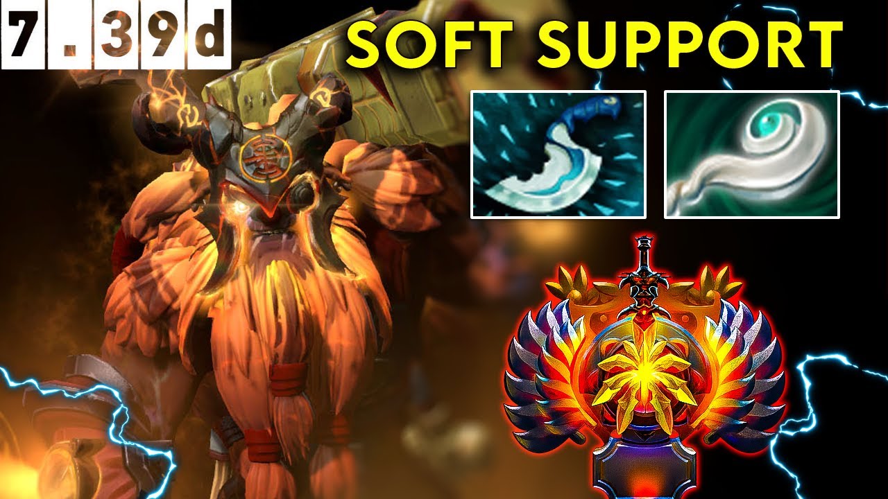 Earthshaker Immortal Soft Support - Dota 2 Patch 7.39d Pro Pub Gameplay