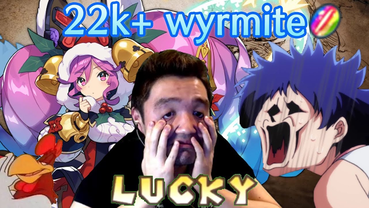 DRAGALIA LOST - INSANE GOD-LIKE PULLS CHRISTMAS EVENT SUMMONING 22k+ WYRMITE