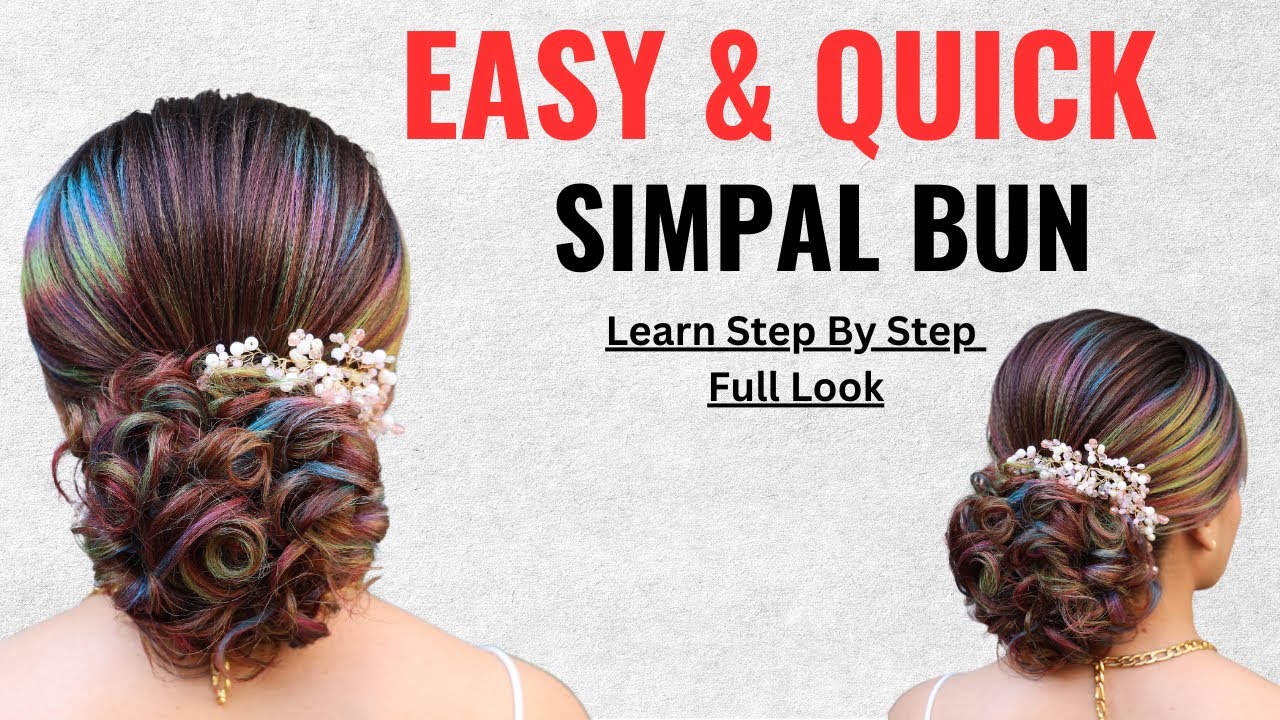 EASY & QUICK SIMPAL BUN