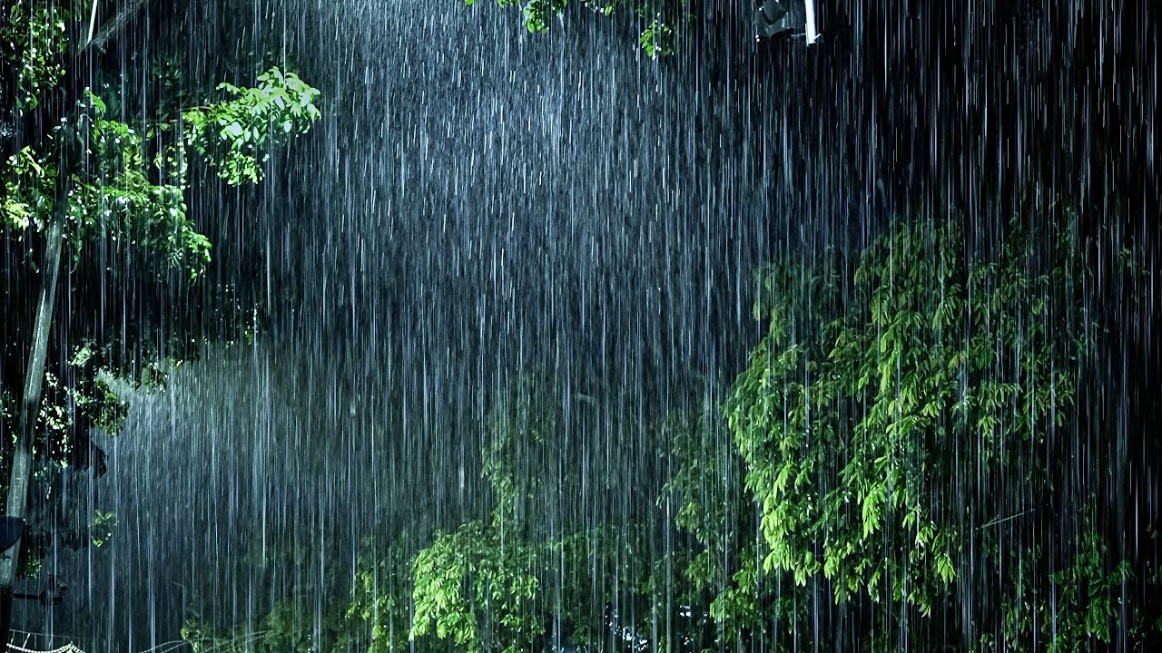 Fall Asleep Within 10 Minutes | ASMR Heavy Rain to Cure Insomnia