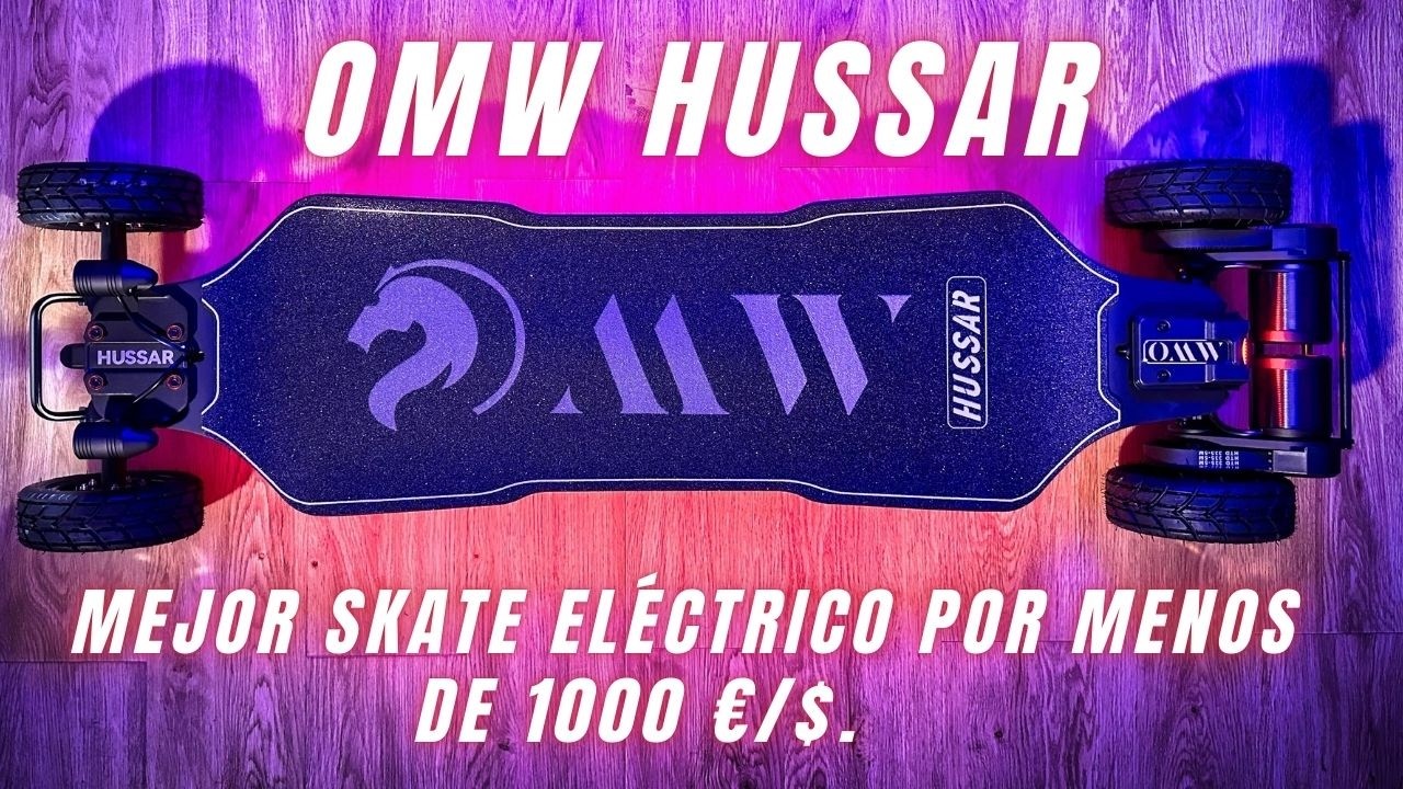 OMW HUSSAR - Increible Longboard eléctrico por menos de 1000 euros - REVIEW