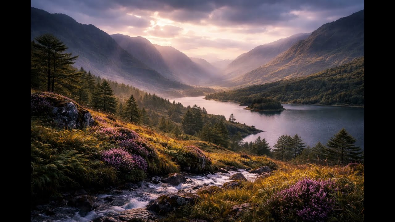 A Calm Morning in the Scottish Highlands | Atmospheric Scottish Folk  | Highland Memories
