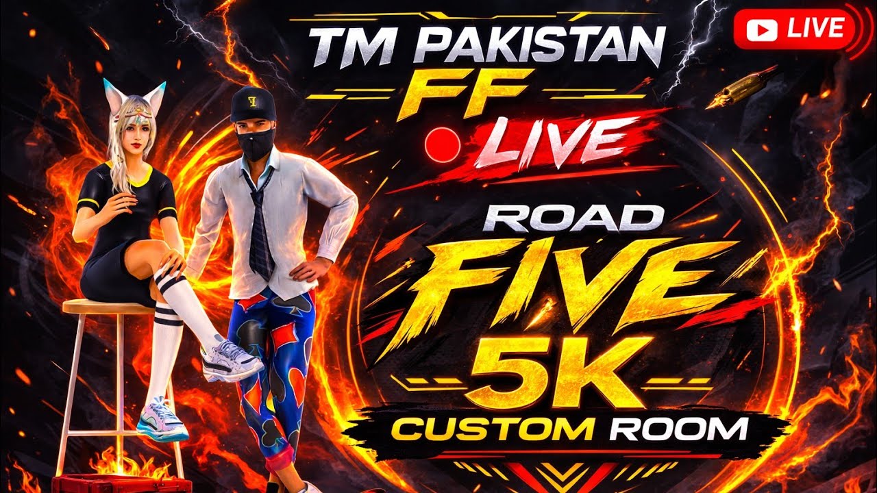 🔴 LIVE .TM Pakistan FF | Pakistan No.1 big room Full rection game With ramazan special #freefire