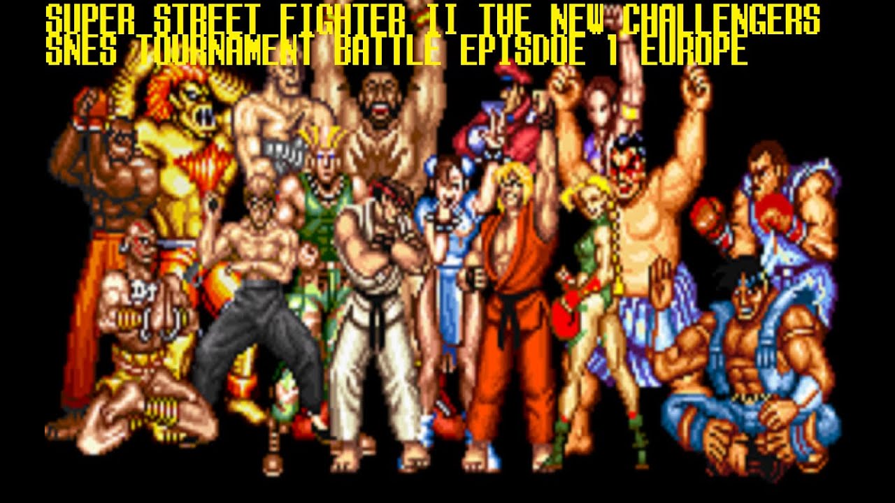 Super Street Fighter II The New Challengers SNES Tournament Battle Episode 1 (Europe)