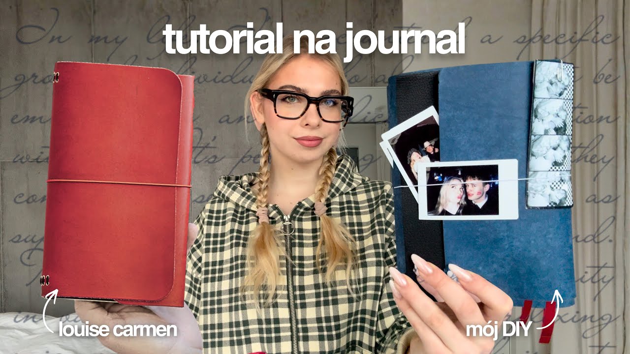 tutorial na journal inspirowany louise carmen