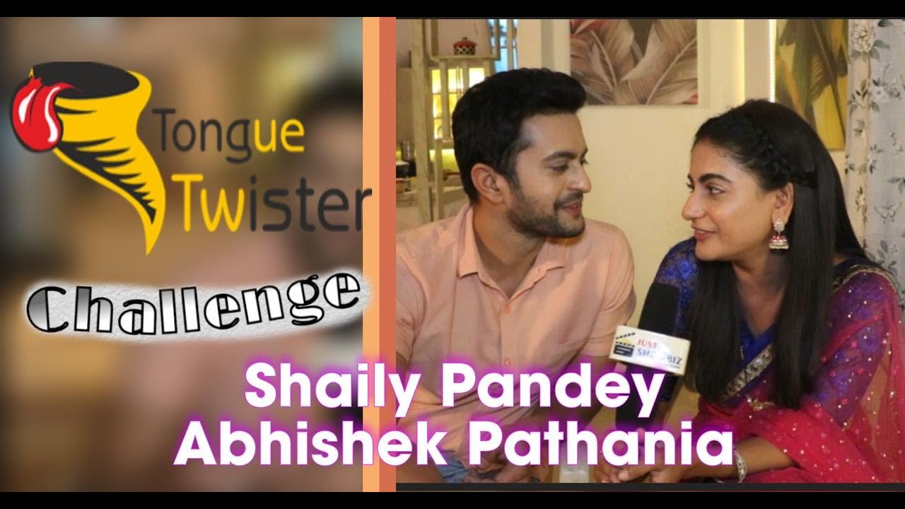 Kismat Ki Lakiron Se On Location: Tongue Twister challenge with Abhishek Pathania & Shaily Pandey |