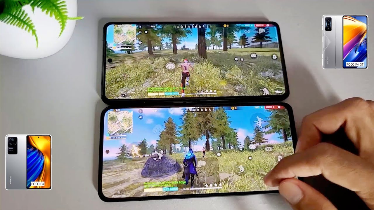 POCO F4 vs POCO F4 GT – Antutu, Free Fire e teste de Bateria 🔋