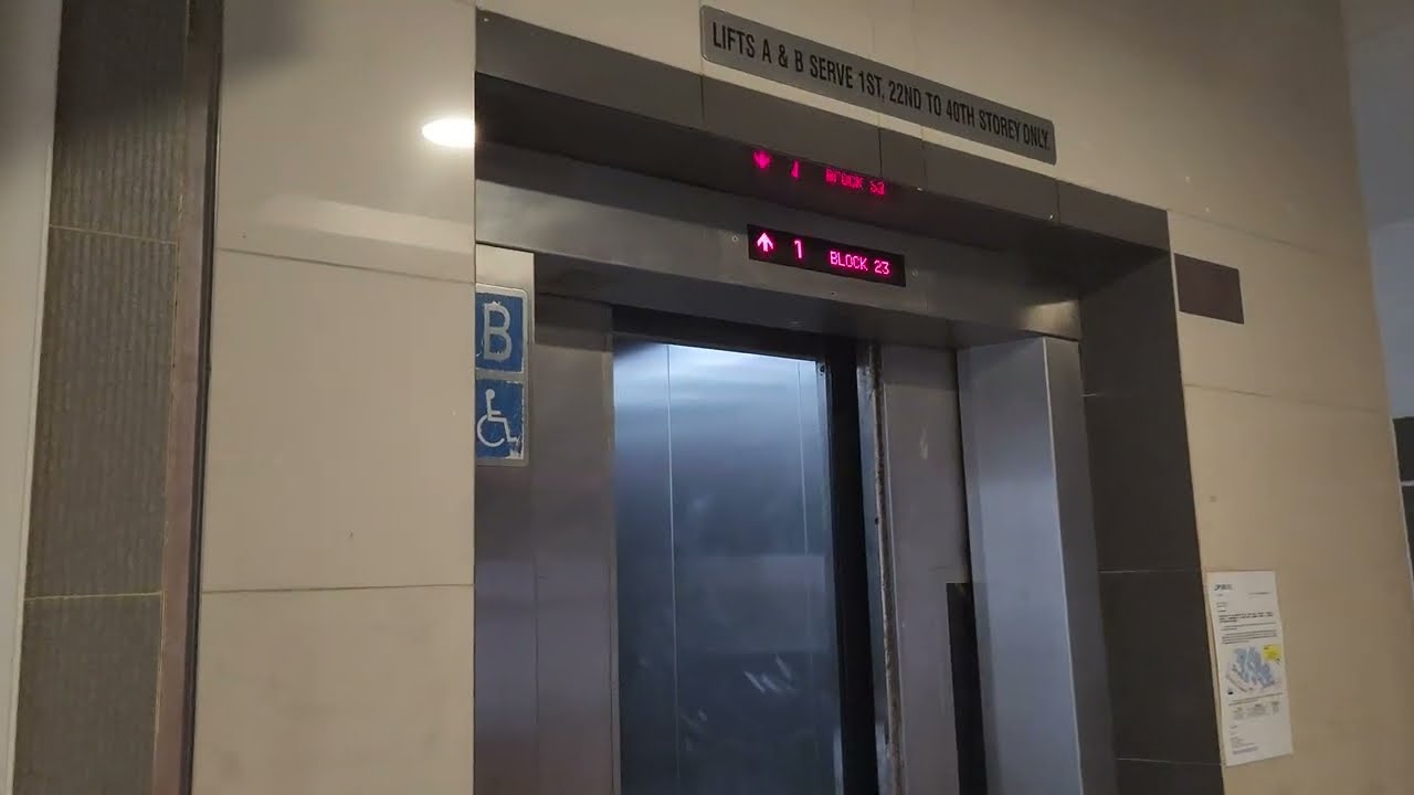 (Non-fire lift) EM High Speed Traction Elevators at Block 23 Ghim Moh Link (High Rise)