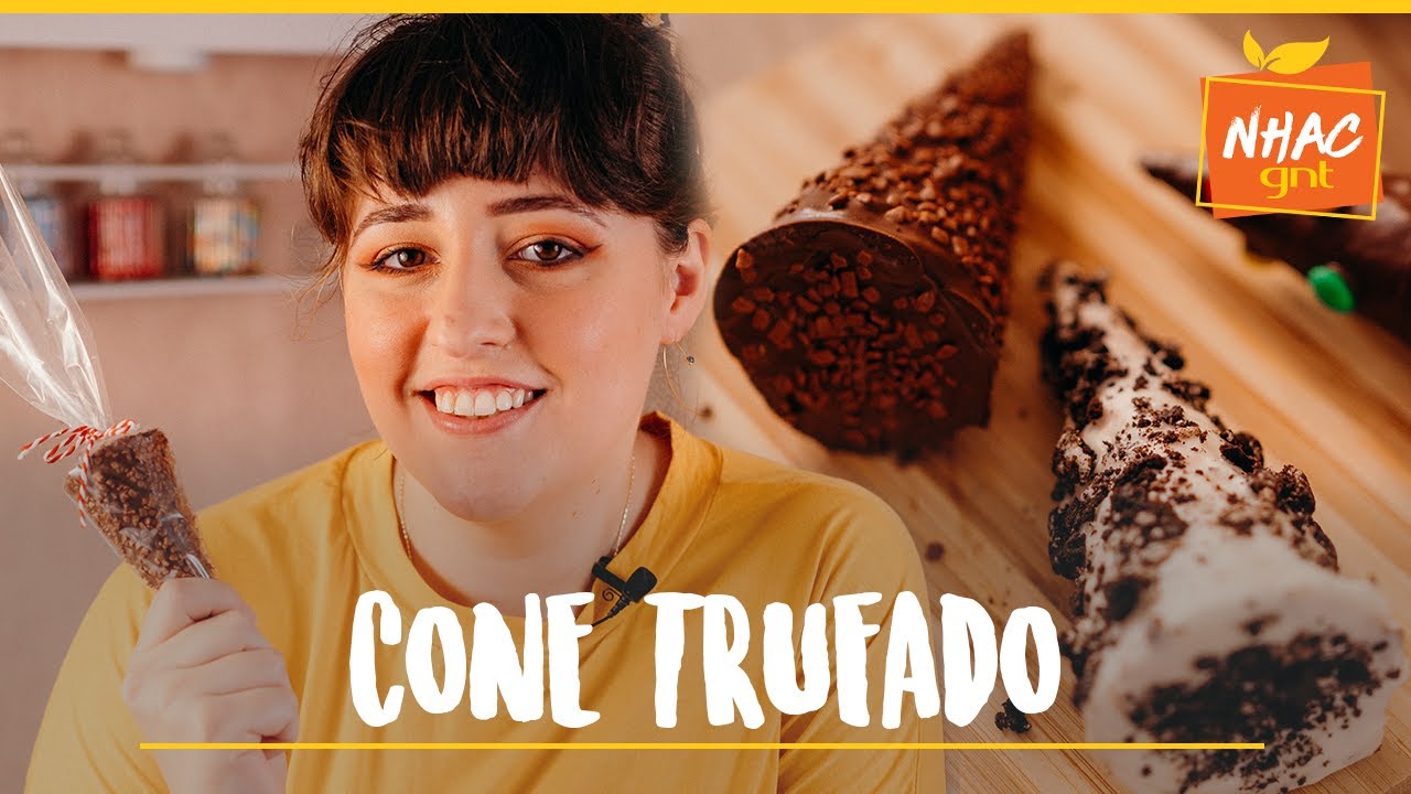 3 TIPOS DE CONE TRUFADO: creme de avelã, biscoito e chocolate | Tábata Romero | Doces Para Vender