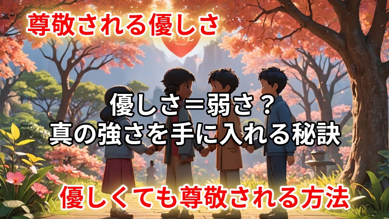 【ながら聴き】優しくても尊敬される方法