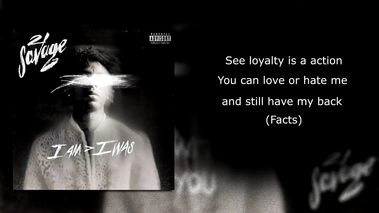 21 savage - ball w/o you (Lyrics)