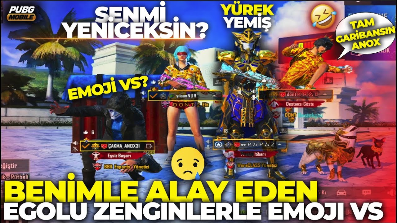 BENİ KIZIN YANINDA KÜÇÜK DÜŞÜREN HAVALI ZENGİNLER EMOJİ YAPINCA 300 DESTANSIYI ÇEKTİM / PUBG MOBİLE