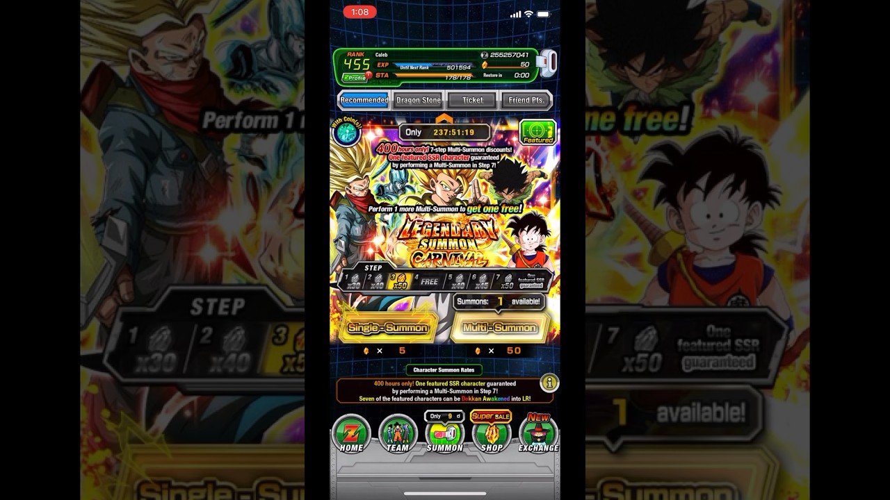 Nice #dokkanbattle #summon #dokkansummons