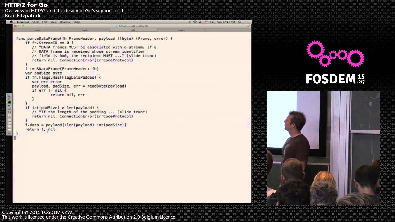FOSDEM 2015 | HTTP/2 for Go with Brad Fitzpatrick