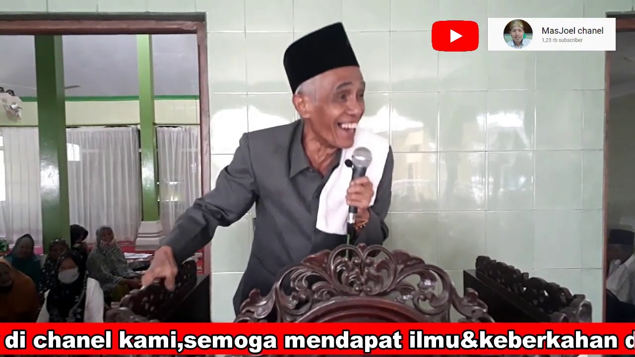 Bp KH Sholihun mennyambut bulan maulid Nabi SAw