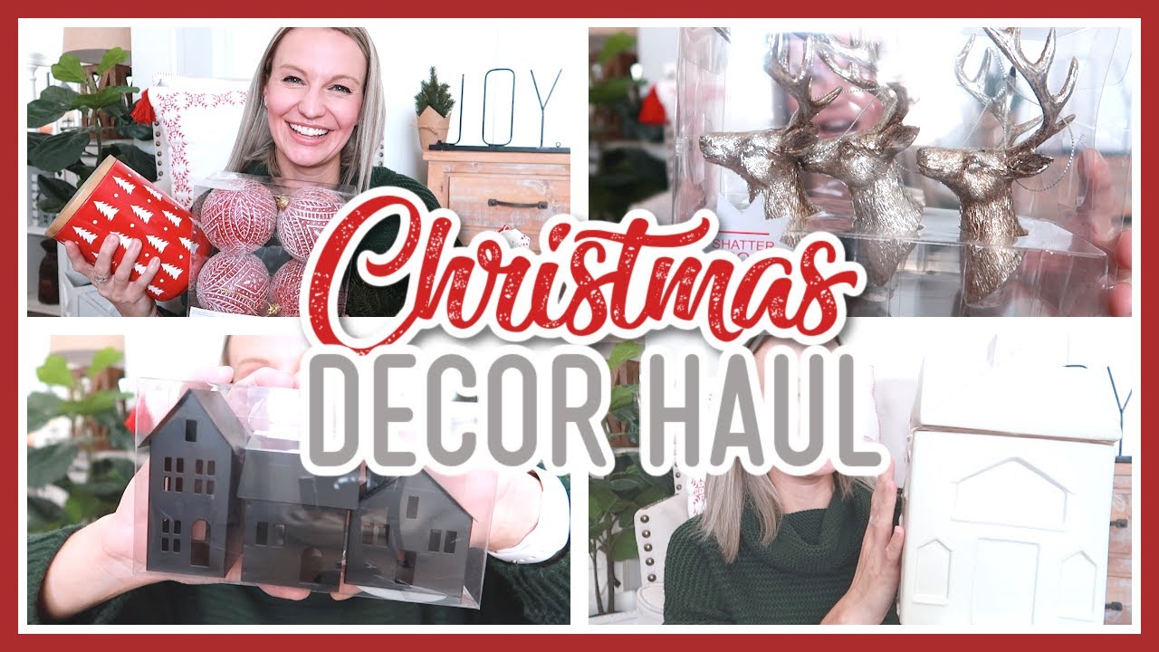 CHRISTMAS DECOR HAUL 2020! | WALMART, TARGET, & HOBBY LOBBY FINDS!
