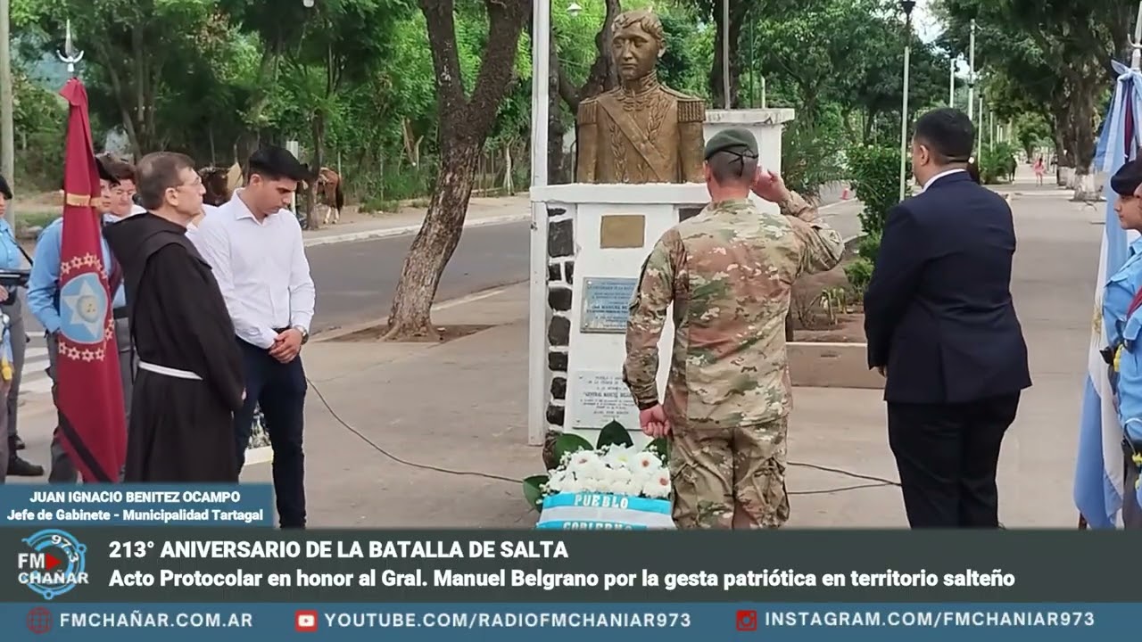 Acto Protocolar por el 213 Aniversario de la Batalla de Salta - Juan Ignacio Benitez Ocampo