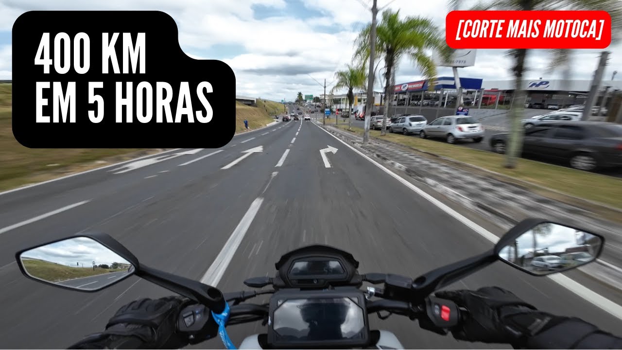 Testando o conforto da Dominar 250 em viagens