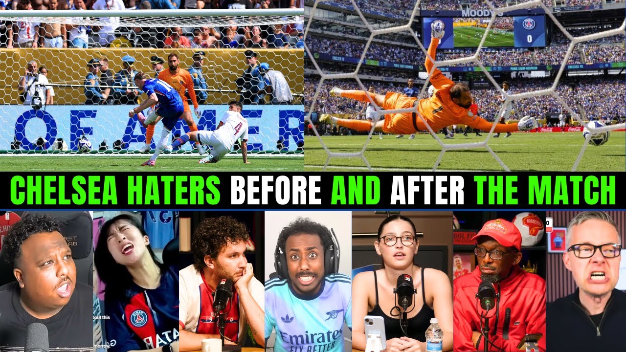 HATERS PREDICTION | GOAL REACTIONS | MELTDOWN AFTER THE MATCH | CHELSEA VS PSG 3-0