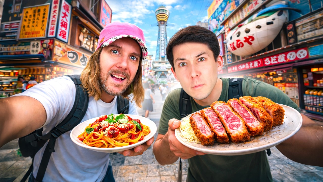 On teste les MEILLEURS restaurants de OSAKA (les pâtes mais mon dieu !)