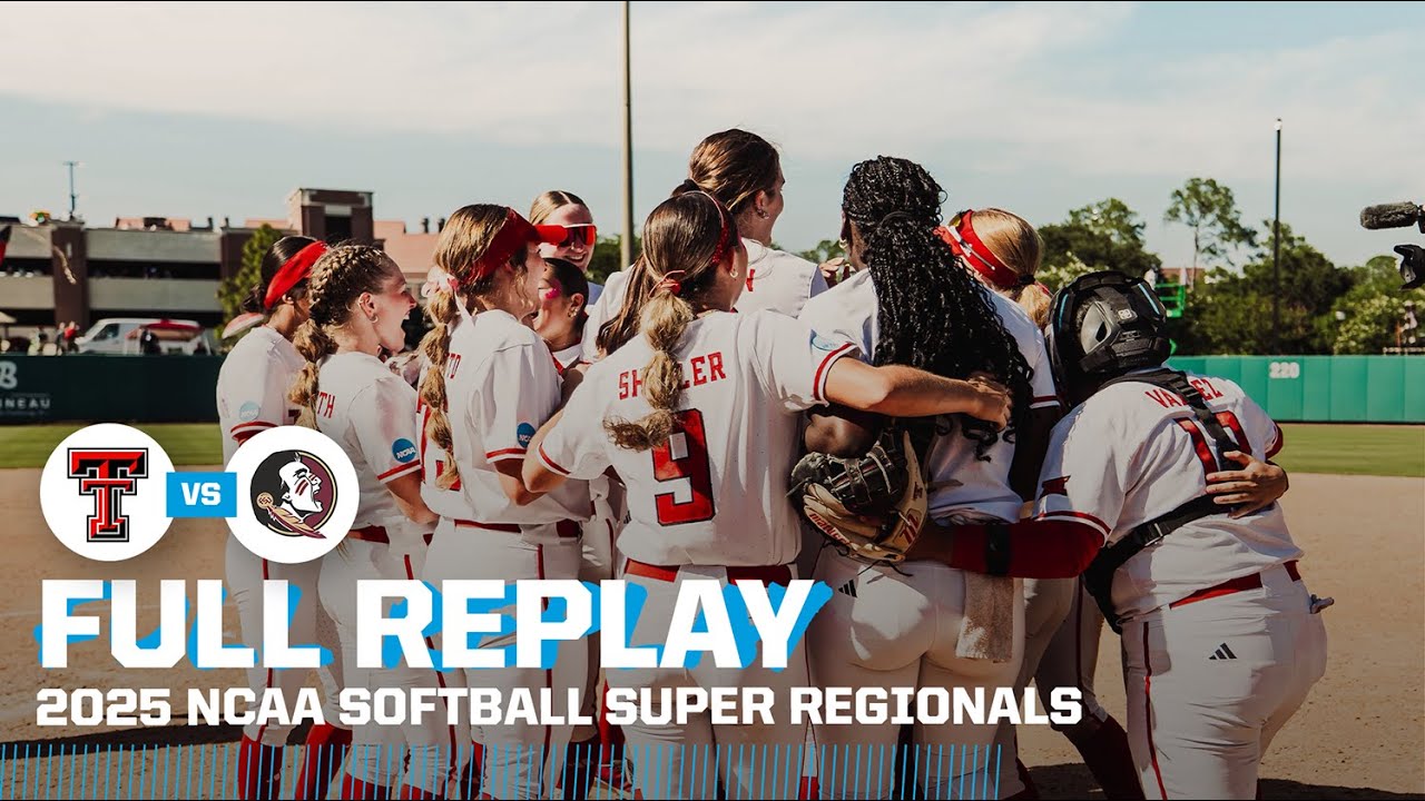 Texas Tech vs. Florida State: 2025 NCAA softball super regionals Game 2 | FULL REPLAY