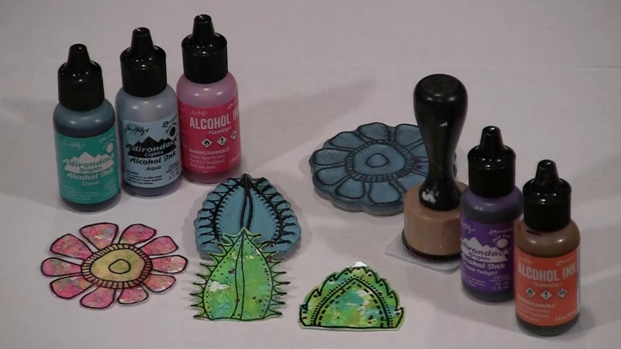 Who'd Have Thought?? Stamping With Alcohol Inks by Joggles.com