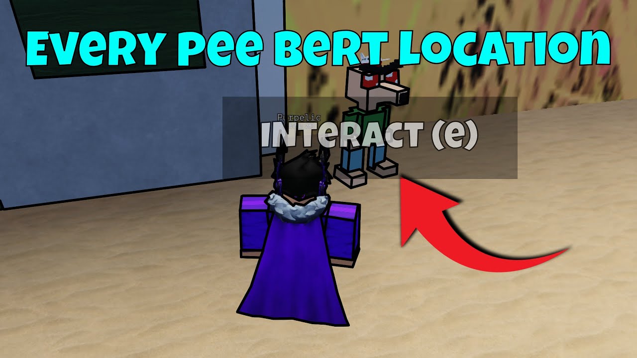 Finding all the pee bert locations!
