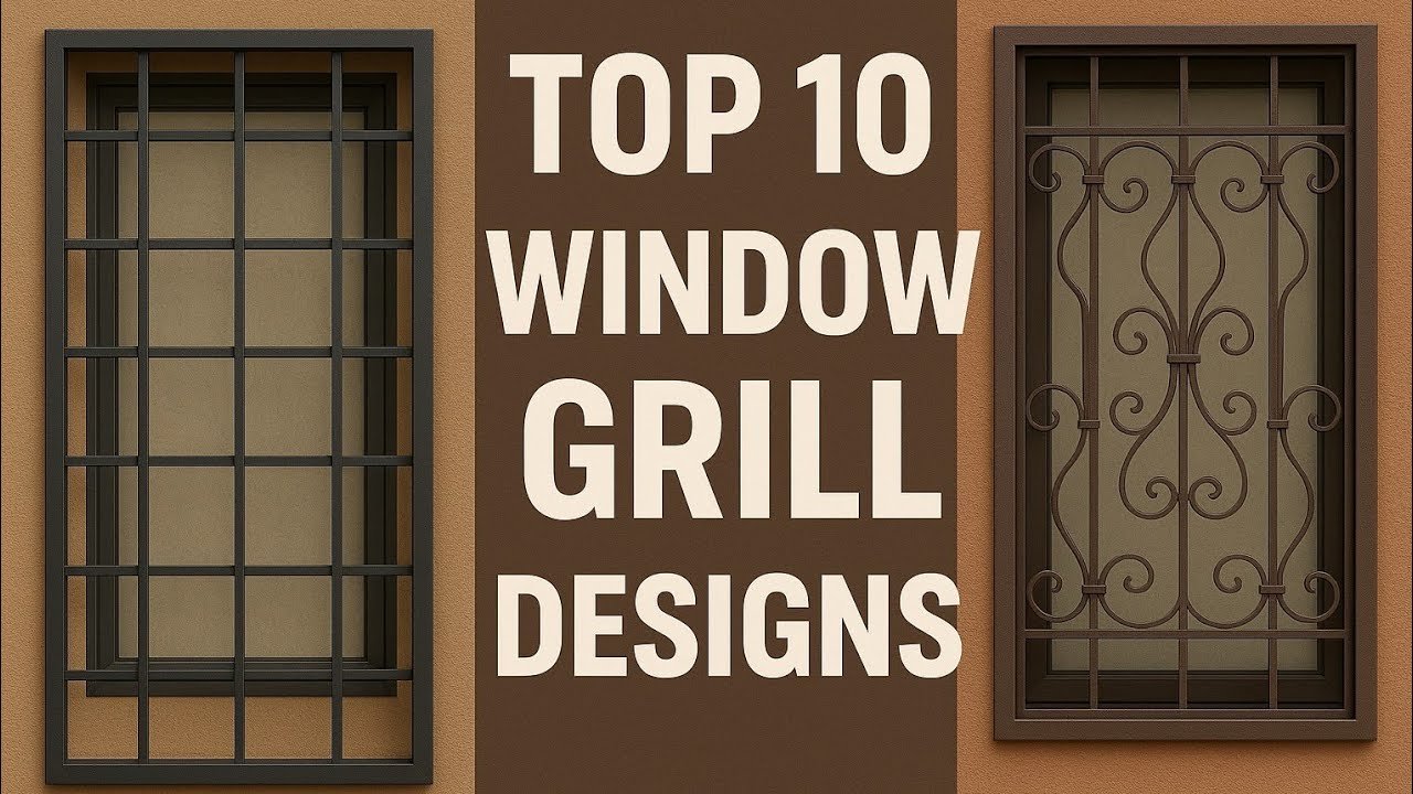 Top 10 Modern Window Grill Design Ideas 2025 | Stylish & Secure Designs  Home#WindowGrillDesign2025