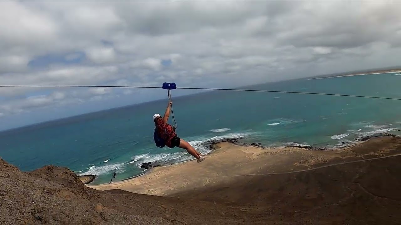 Zipline in Sal Cape Verde 2022