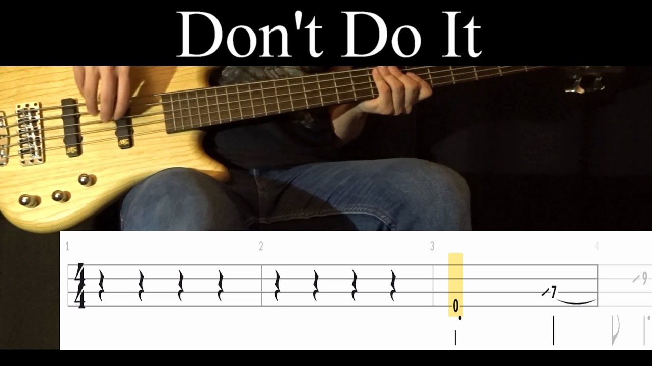 Don't Do It (Havok) - Bass Cover (With Tabs) by Leo Düzey
