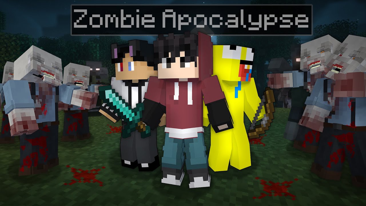 We're Stuck in a Zombie Apocalypse in Minecraft! (Halloween Special)