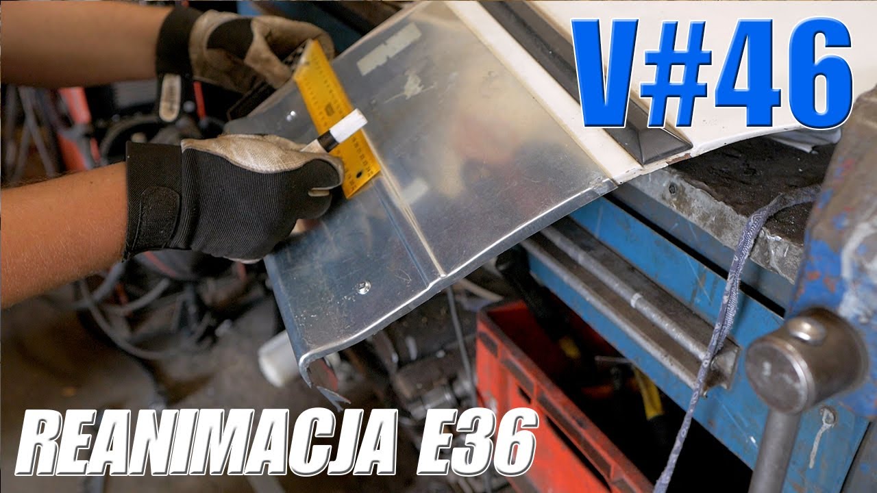 BMW E36 - Reanimacja - BLACHARKA 3 - nadkole / gnijące doły błotników w BMW