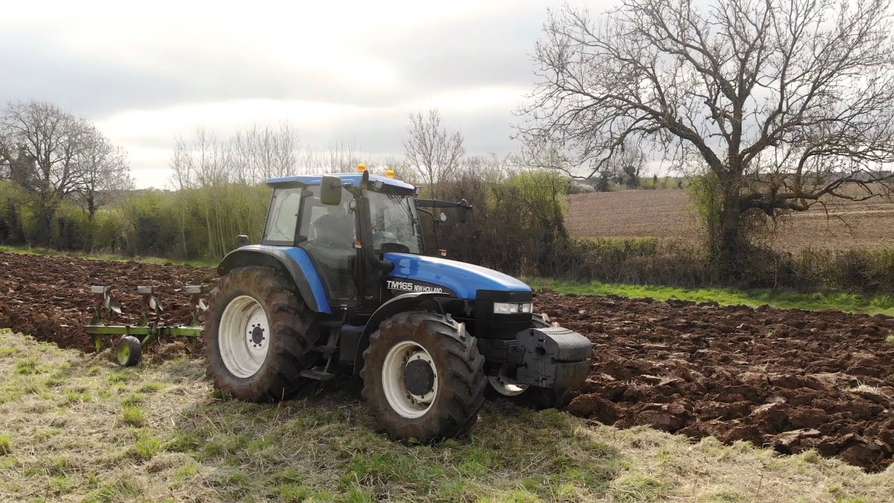 PREPARING GROUND FOR WILD BIRD SEED - - TOPPING AND TRYING OUT THE PLOUGH WITH DAD