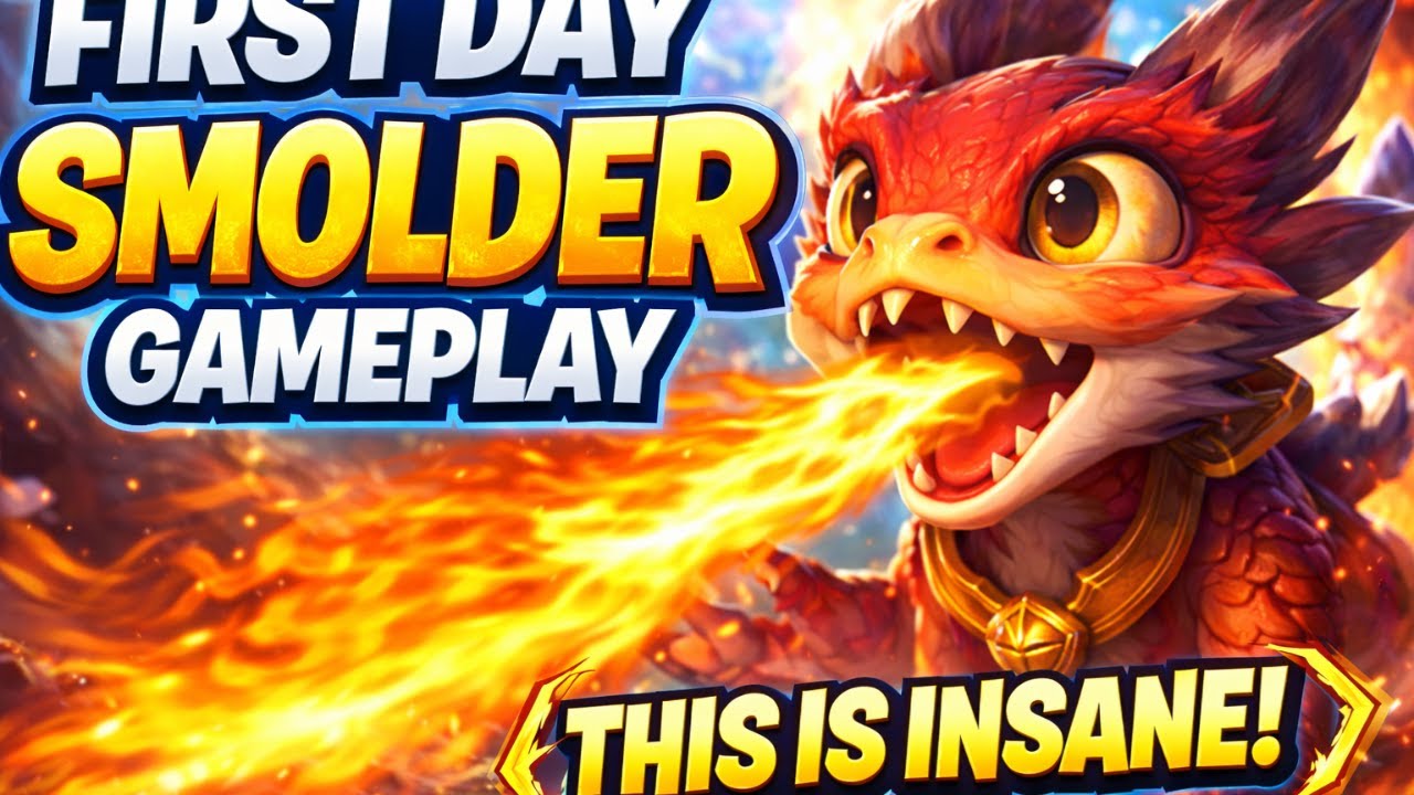FIRST DAY SMOLDER GAMEPLAY (THIS IS INSANE) | Wild Rift