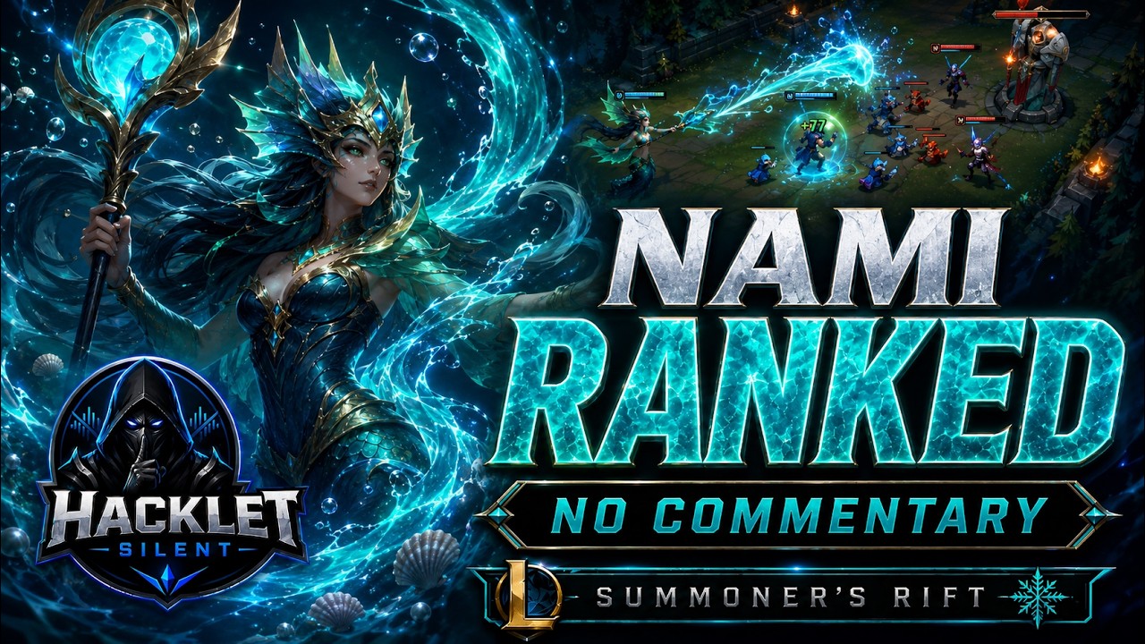 Nami Ranked Gameplay | Support | League of Legends No Commentary