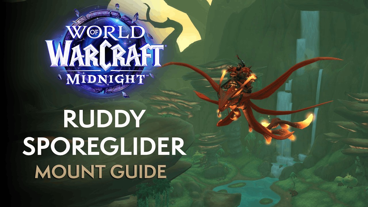 How to get the Ruddy Sporeglider Mount | Midnight Mount Guide