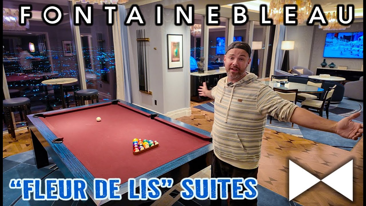 The BEST ROOMS at Fontainebleau in Las Vegas!!!  (FLEUR DE LIS 1br* Monogram and Crown suite!)