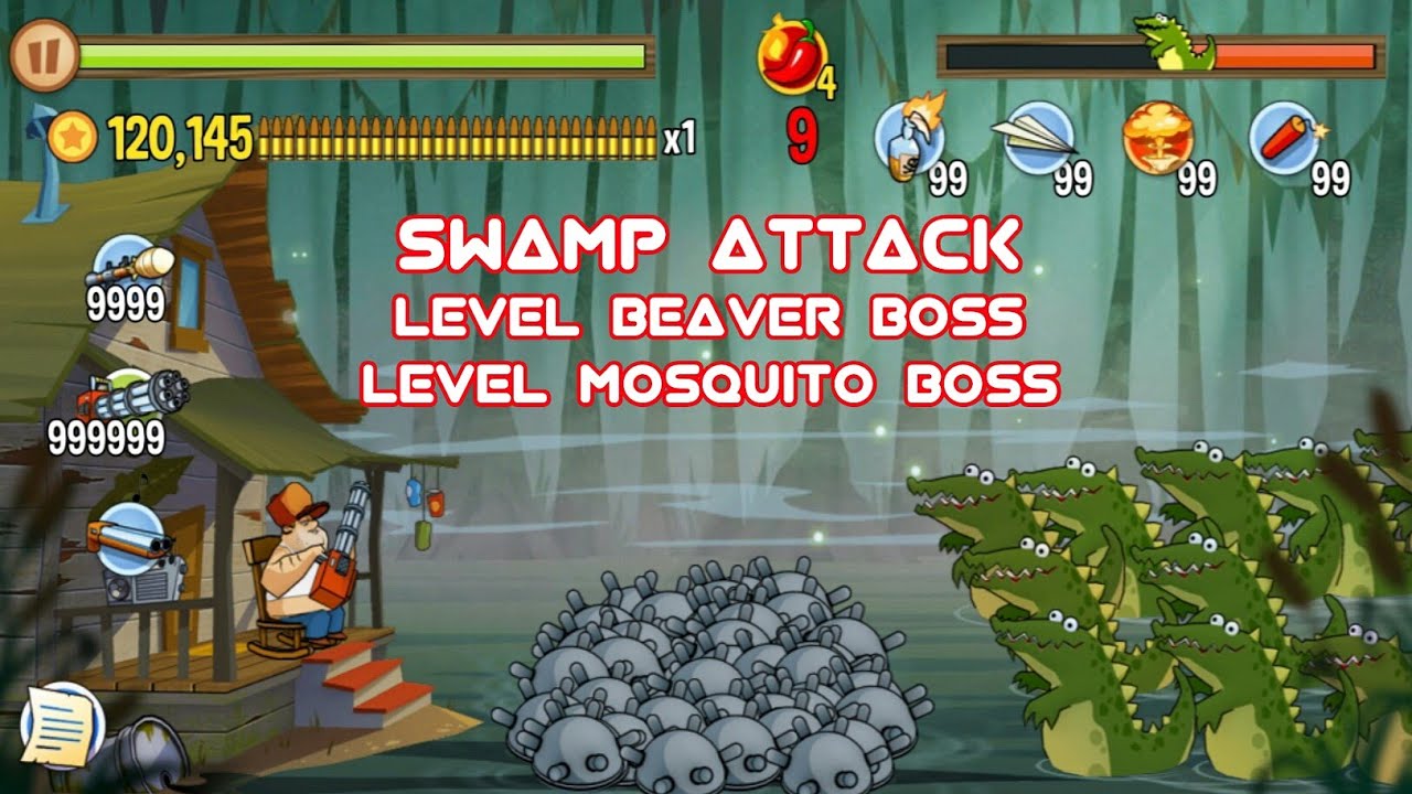 Swamp Attack - All Bosses (Episode 1&2)