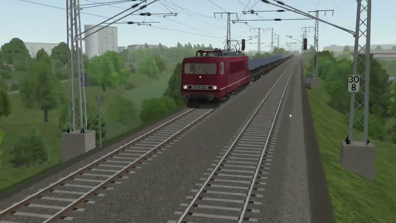 Führerstandsmitfahrt Biesdorferkreuz Wuhlheide  Güterzug Zusi Zugsimulator Trainsimulator Teil 1