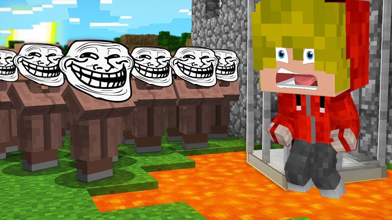 ԳՅՈՒՂԸ  ԻՆՁ ԹՐՈԼԼԱ ԱՆՈՒՄՄ․․․!  minecraft hayeren trolling