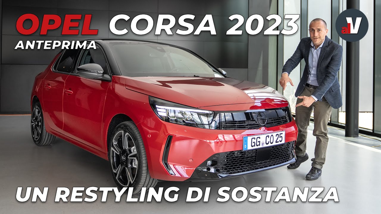 Opel Corsa 2023 • Nuovo look, motori e tecnologia • Anteprima