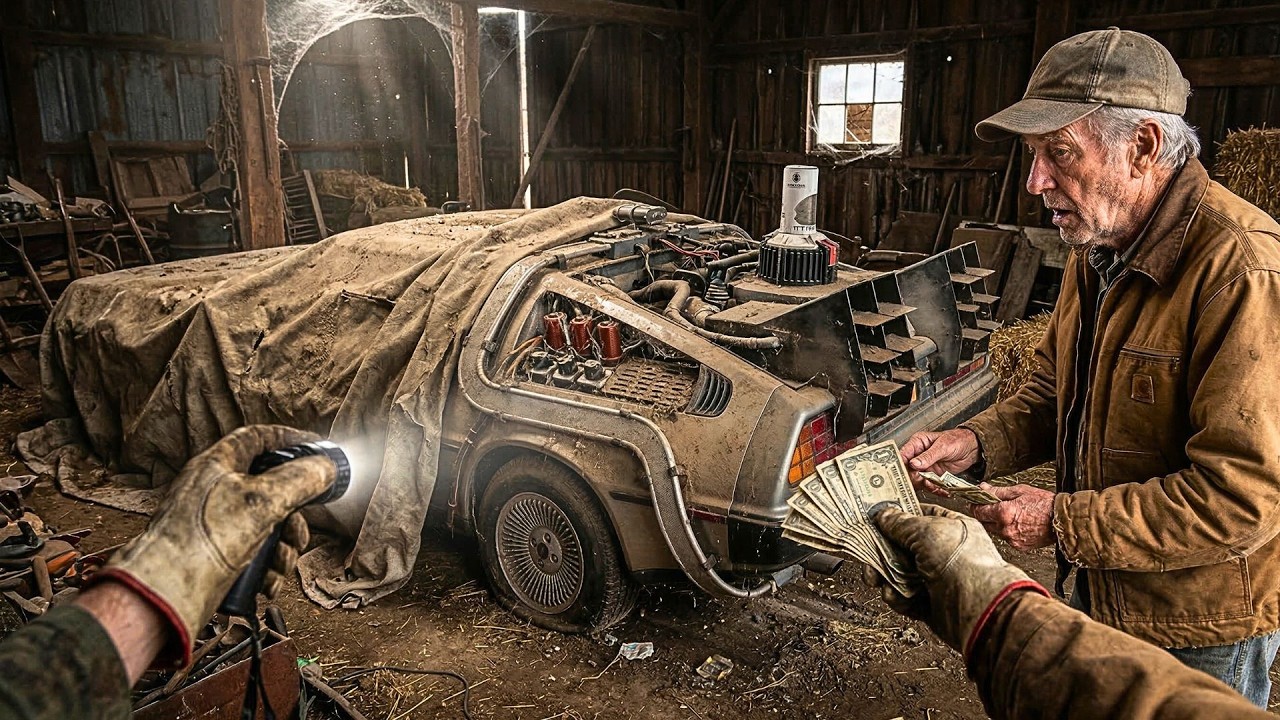 Buying an Abandoned DeLorean 'Time Machine'! (Is This a Real Movie Car?)